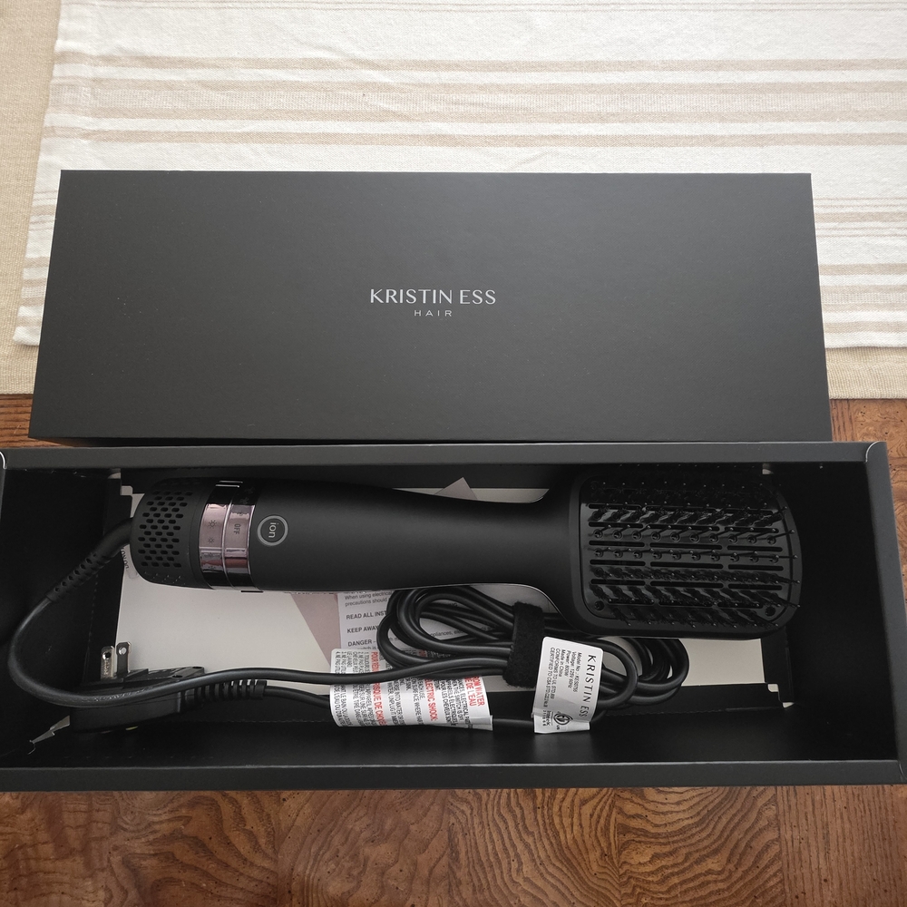 Kristin Ess Hair Black Hot Air Brush - Black